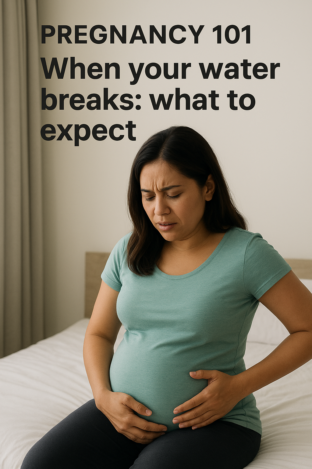 Pregnancy 101 When your water breaks what to expect