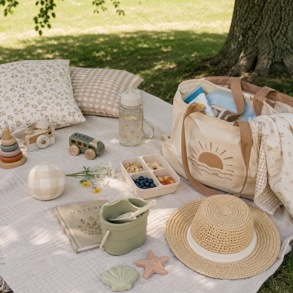 Peaceful picnic in the park