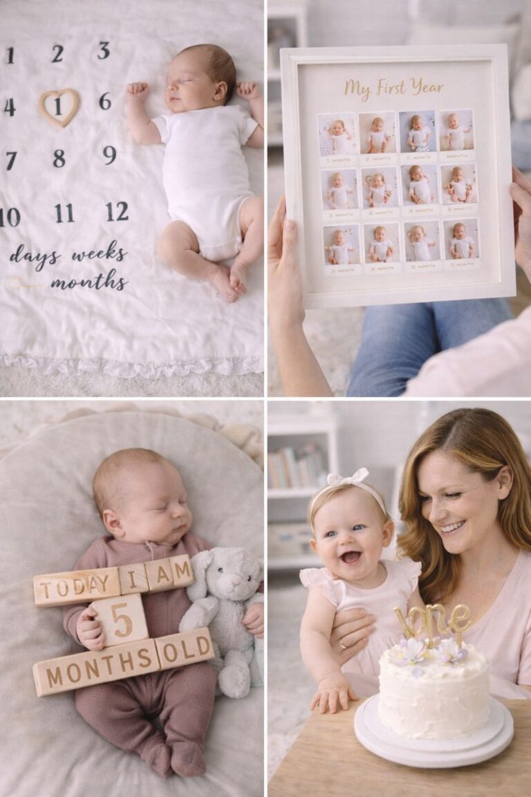Ideas for Documenting a Newborn Baby's First Year