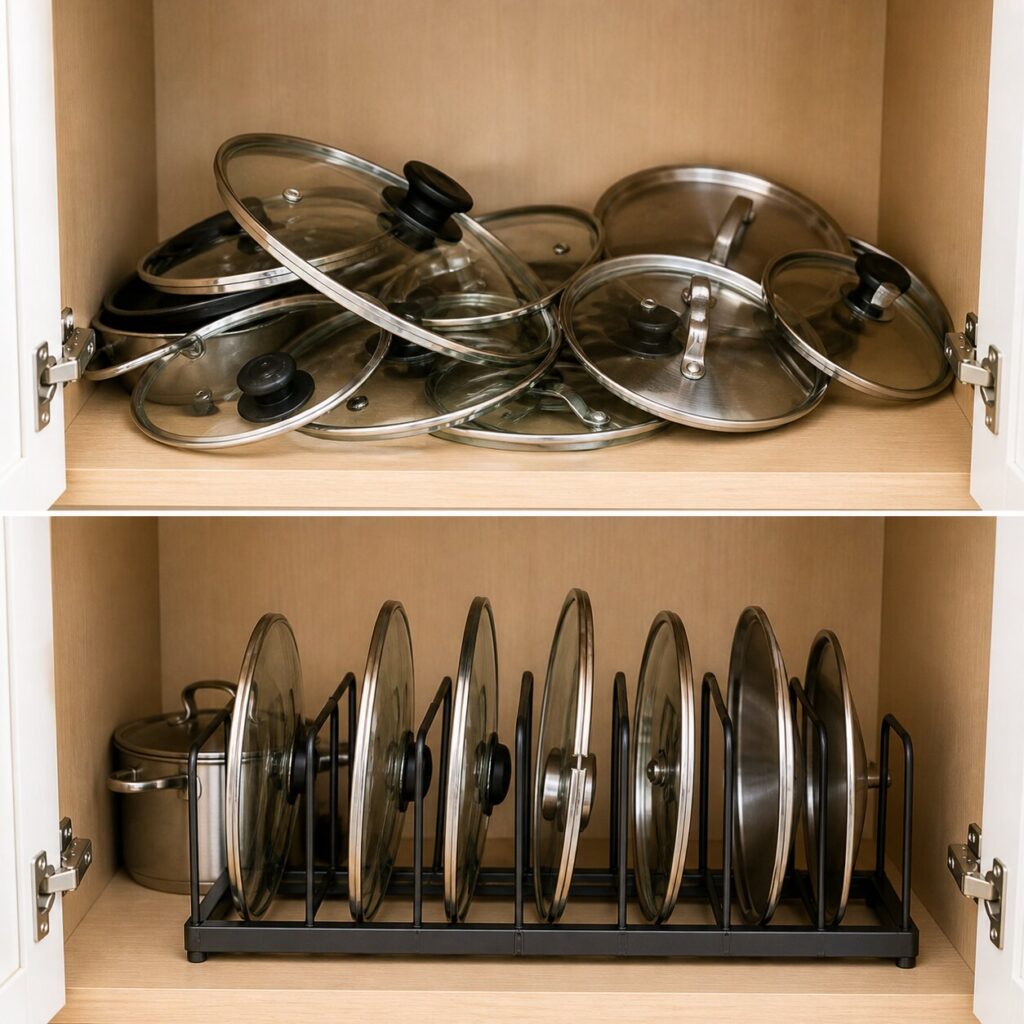 Pot lid organization