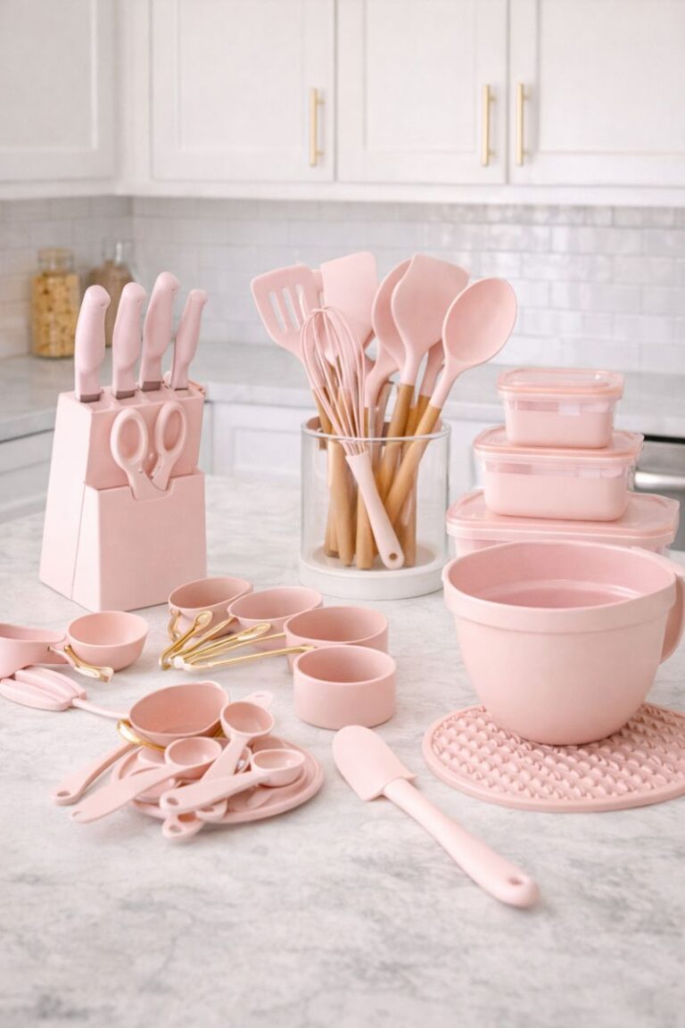 pink kitchen utensils Must-Have for Every Foodie