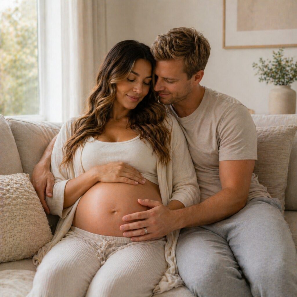 moments before the baby arrives

