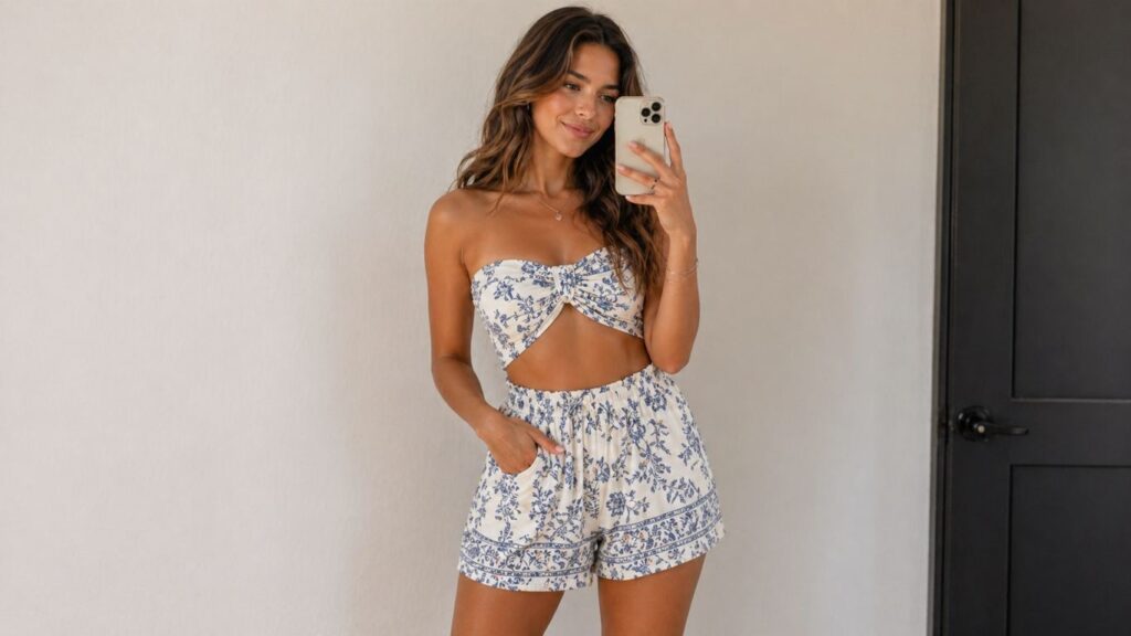 Casual summer selfie with a smile