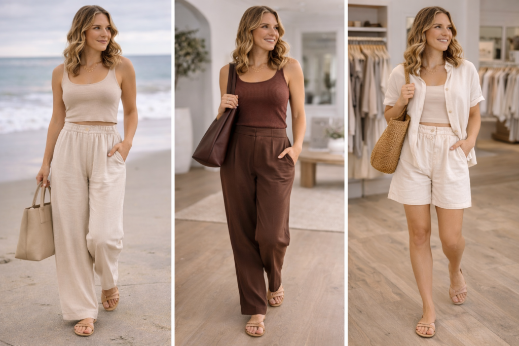 Stylish looks in natural settings