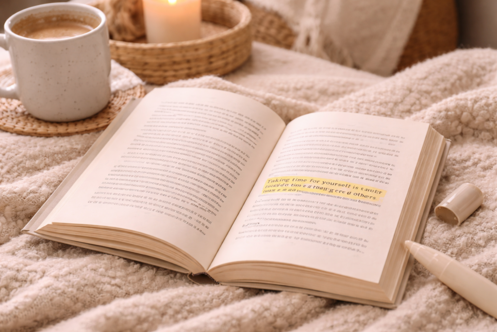 A cozy reading moment