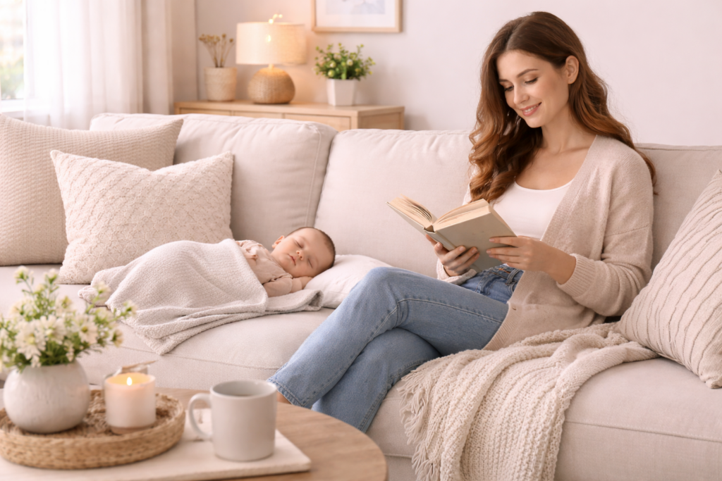 Quiet moments of motherhood