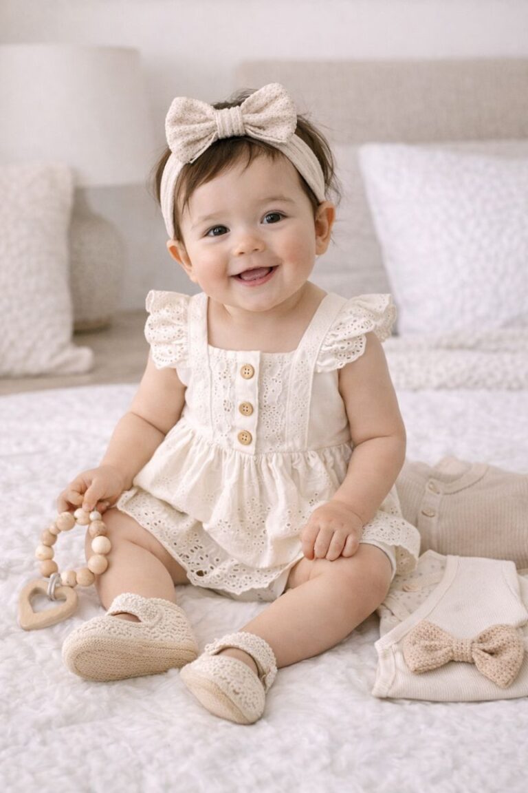 Sweet and Stylish Neutral Baby Girl Clothes on Amazon