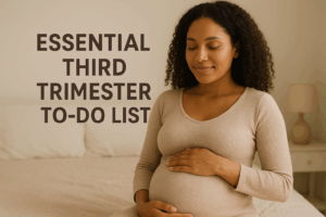 Essential third trimester to-do list and shopping guide