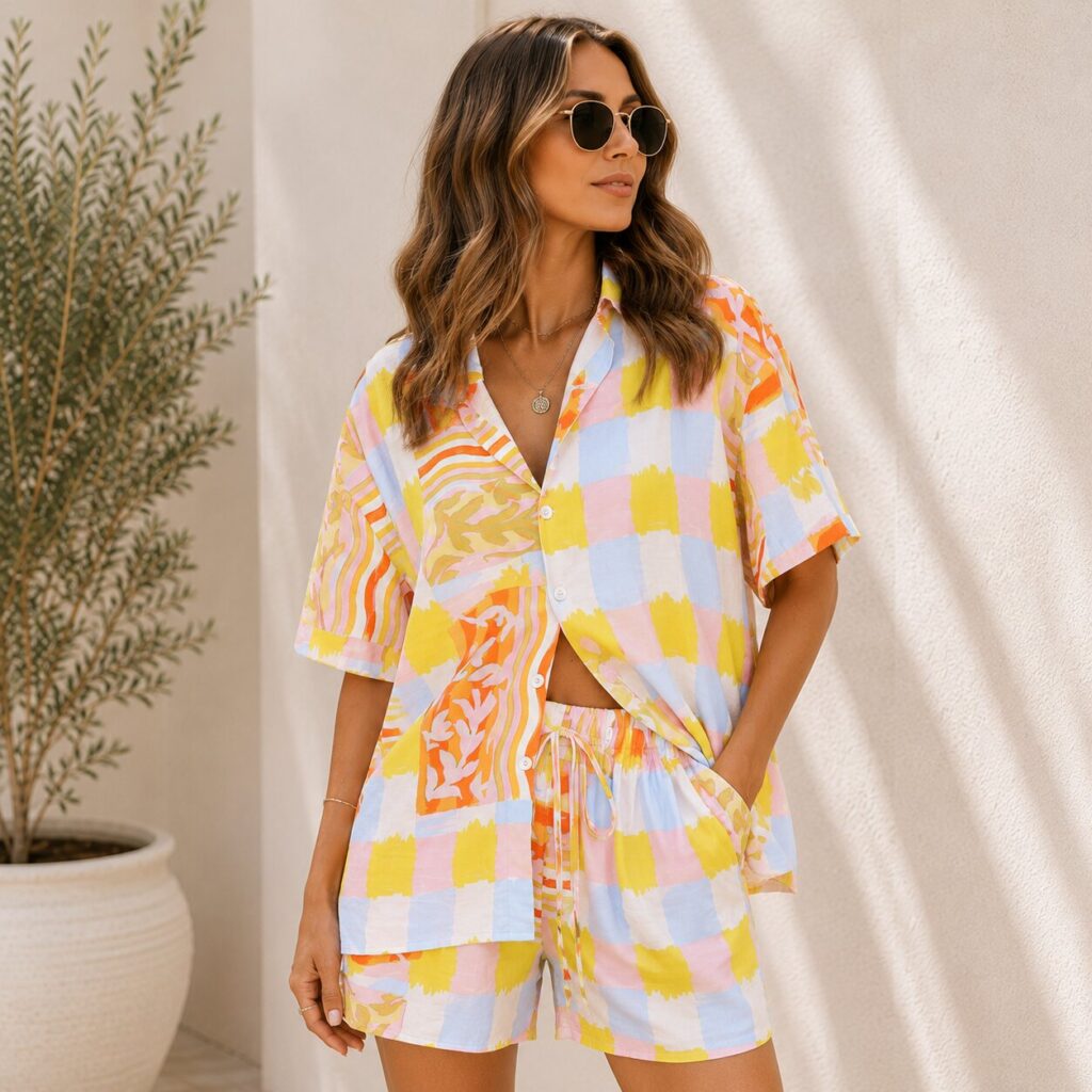 Casual summer vibe with minimal elegance