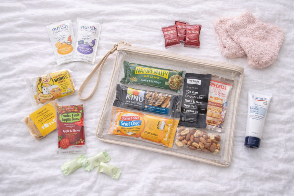Travel comfort pack essentials