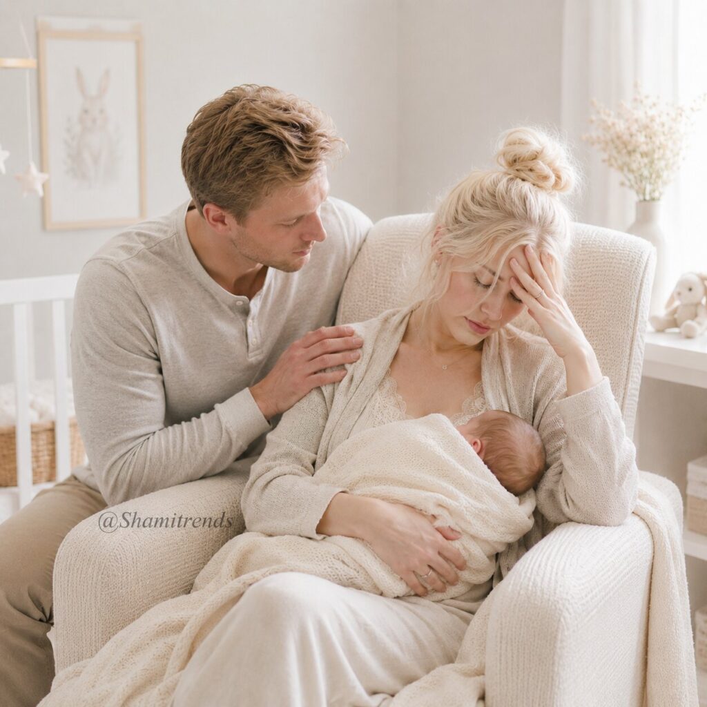 Tender moments in a cozy nursery