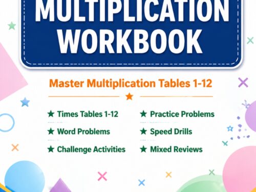 1 A fun and practical 100–120 page workbook designed to help kids practice, understand, and master multiplication tables with confidence.