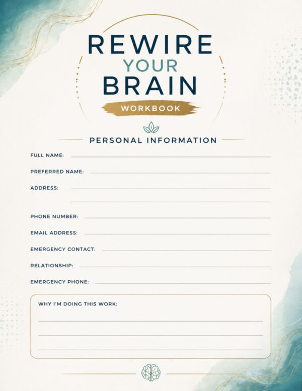 Rewire Your Brain, Mindset Workbook, Habit Change, Personal Growth, Self Improvement