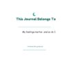 2 Feelings Journal For Kids And Teens