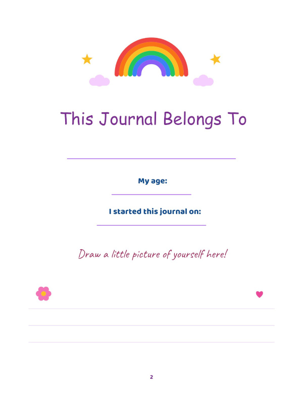 Gratitude Journal for Kids