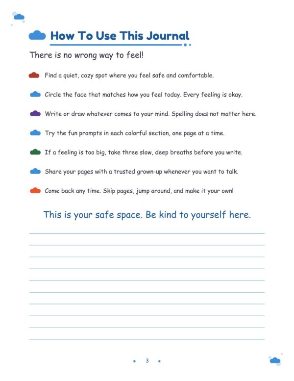 3 Feelings Journal For Kids And Teens