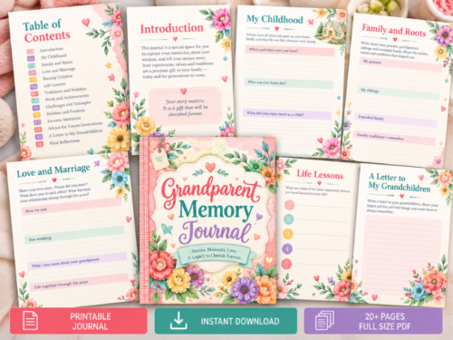 4 A printable journal to help you build a simple daily reflection habit.