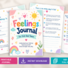 9 Feelings Journal, Kids Journal, Teen Journal, Emotional Awareness, Emotional Regulation