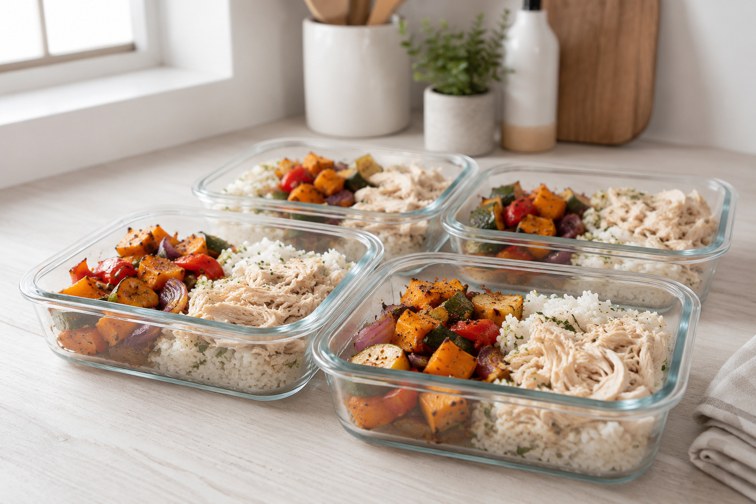 A Realistic Weekly Meal Prep Routine for Busy Moms
