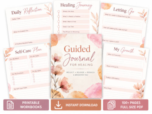 Guided Journal Healing Workbook Collection Guided Journal for Healing