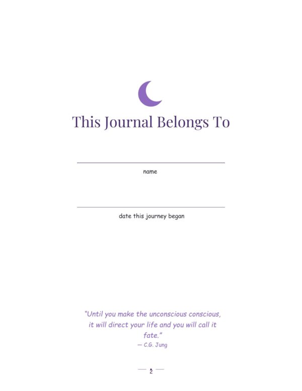 Shadow Work Journal
