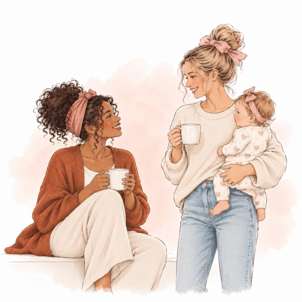 Cozy Family Reading Moment