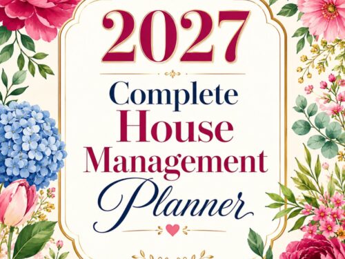 2027 Complete House Management Planner
