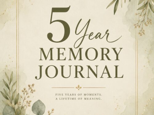 1 5 Year Memory Journal
