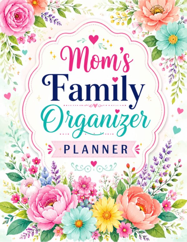 Mom's Family Organizer Planner