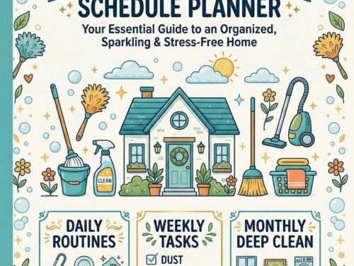 Home Cleaning Schedule Planner