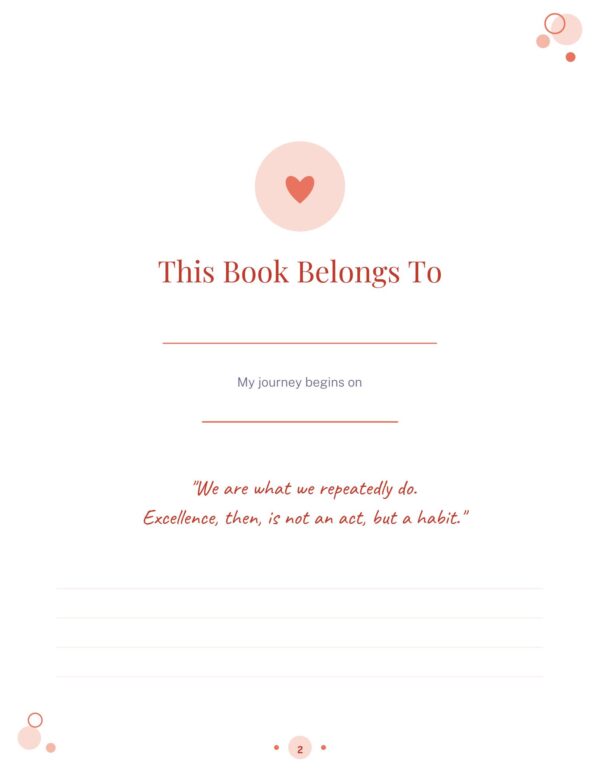 2 Habit Building Workbook