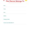 2 Summer Planner