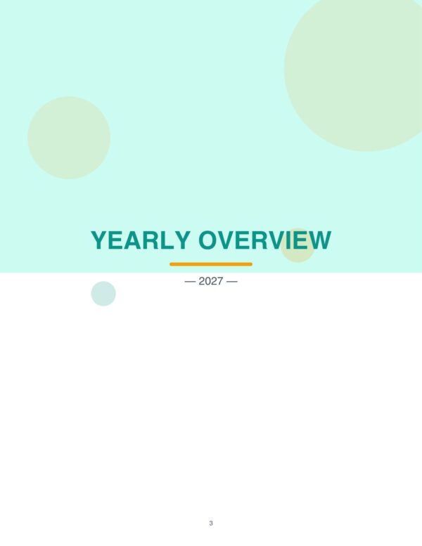 2027 Complete House Management Planner