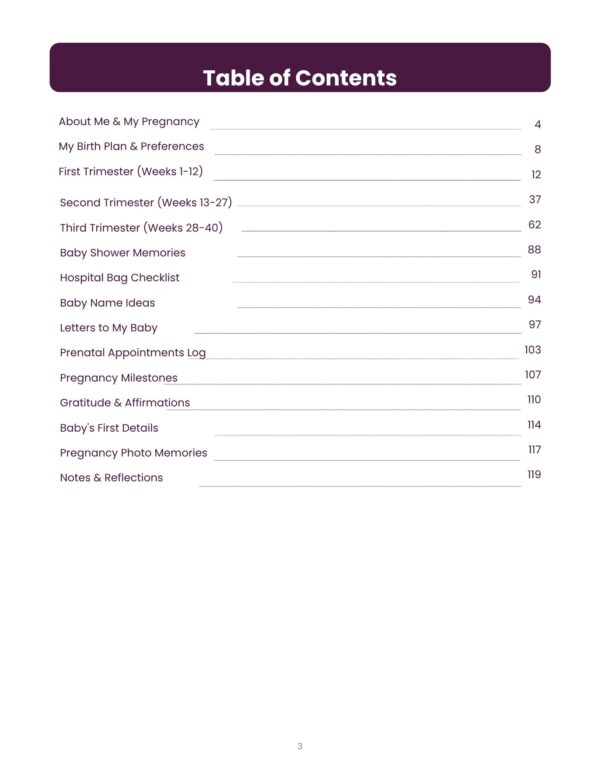 Pregnancy Journal