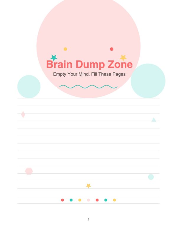 3 Brain Dump and Idea Journal