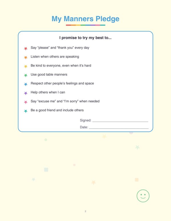 3 Manners Workbook