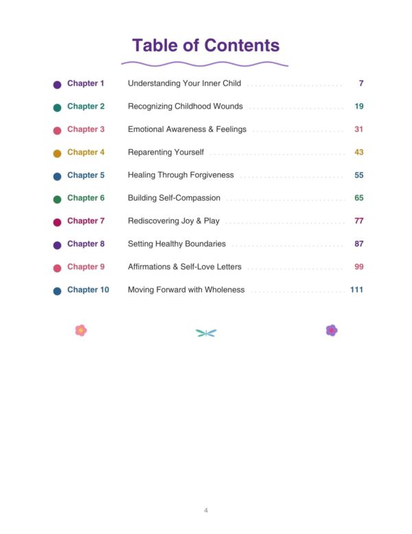 4 Inner Child Workbook
