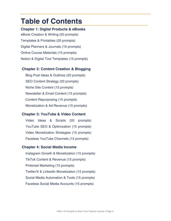4 1400+ AI Prompts to Grow Your Passive Income