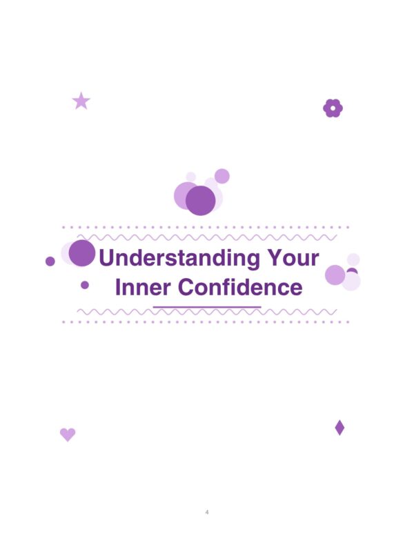 4 Confidence Building Workbook for Women