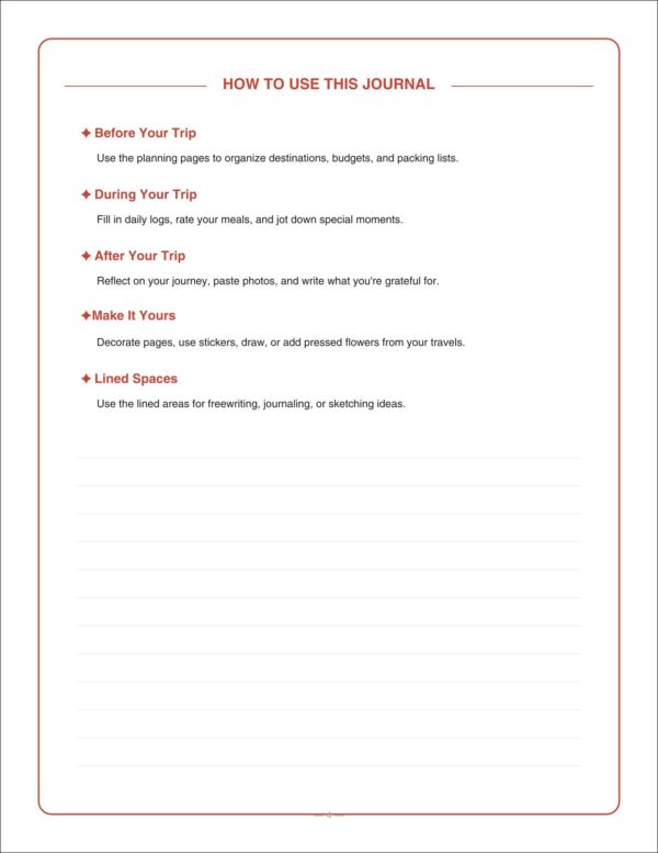 4 Travel Journal For Women