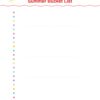 4 Summer Planner