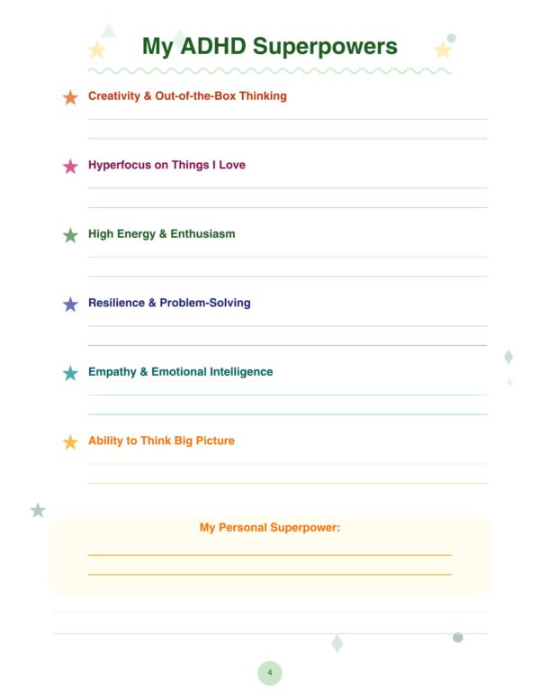 4 Homework Planner for ADHD Students