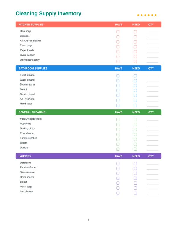 Chores Planner 2027