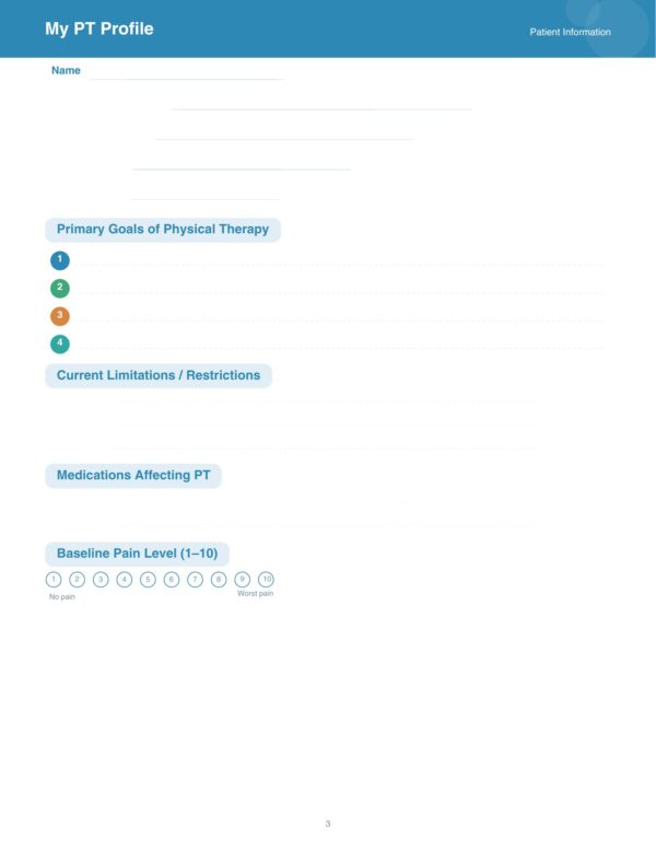 physical therapy workbook
