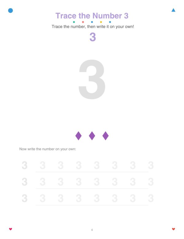Kindergarten Math Workbook