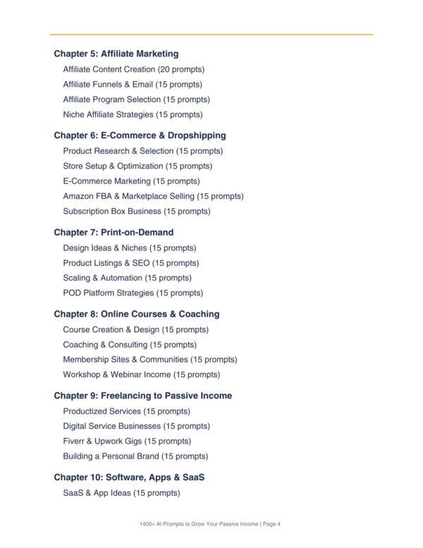 5 1400+ AI Prompts to Grow Your Passive Income