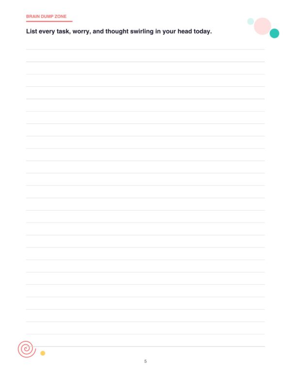 5 Brain Dump and Idea Journal