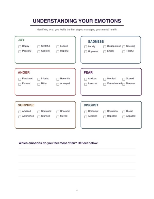 5 Mental Health Journal
