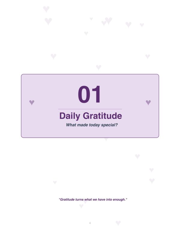 5 Gratitude Journal