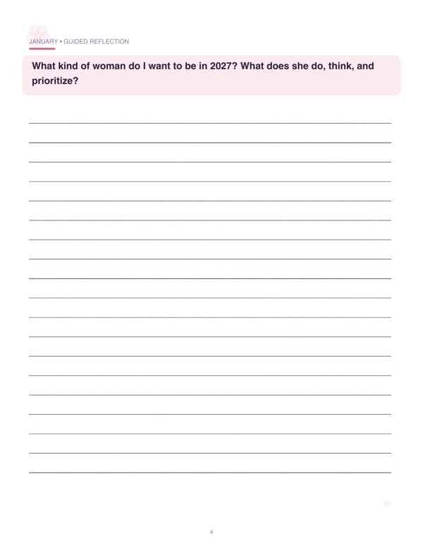 2027 guided journal for women
